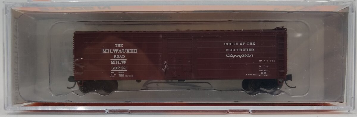 Fox Valley Models 90415 N Milwaukee Road 50' Single-Door Rib-Side Boxcar #50237