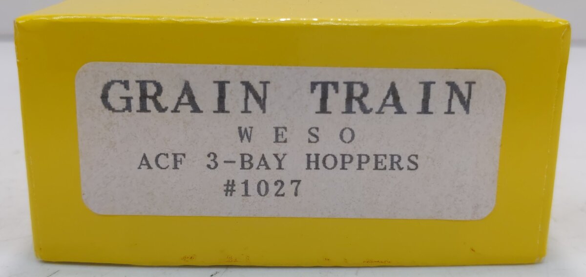 Accurail HO Washington Grain Train ACF 3-Bay Covered Hopper Custom Decorated Kit