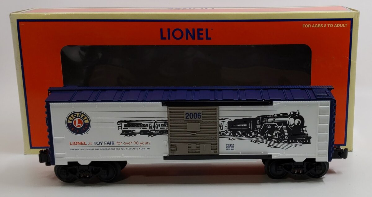 Lionel 6-29937 O Gauge 2006 Toy Fair Boxcar