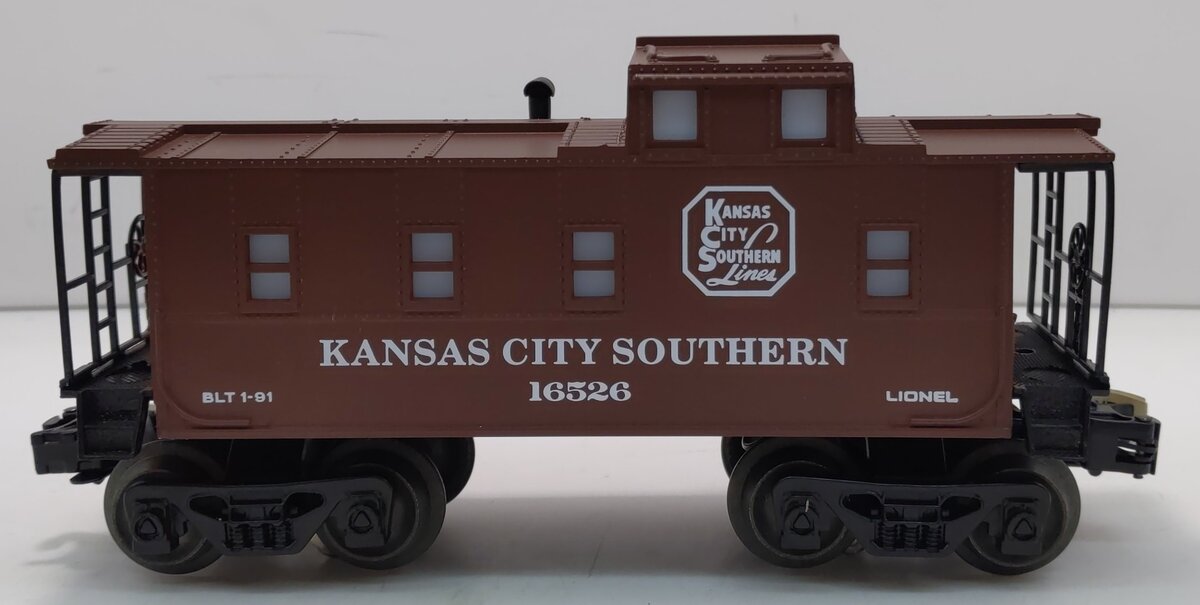 Lionel 6-16526 O Gauge Kansas City Southern Square Window Caboose