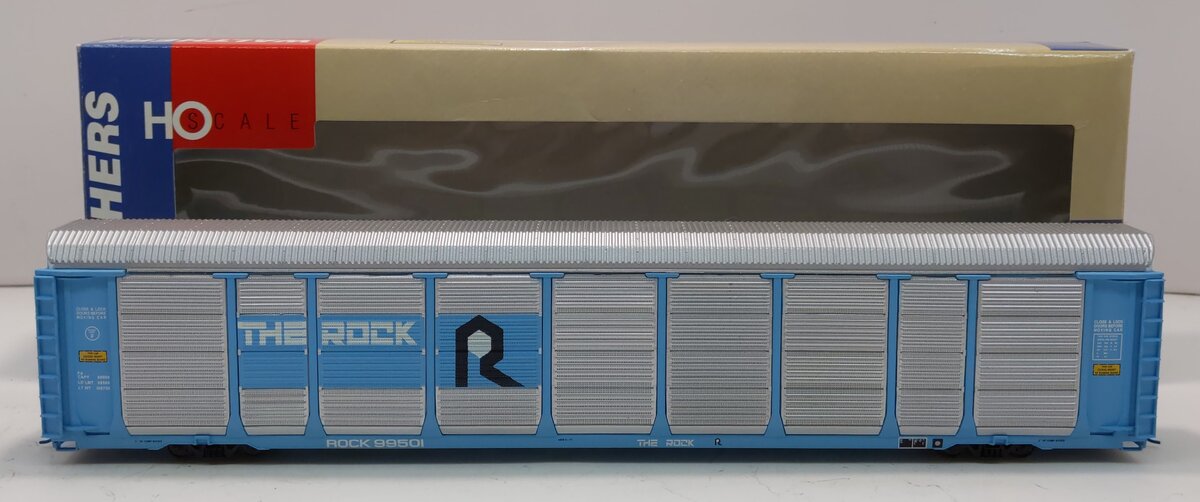 Walthers 932-4869 HO Scale Rock Island Thrall 89' Tri-Level Auto Carrier #995001