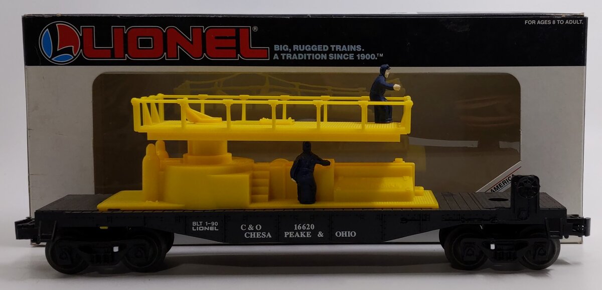 Lionel 6-16620 O Gauge Chesapeake & Ohio Track Maintenance Car