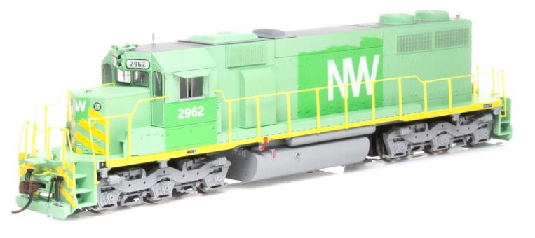 Athearn 64397 HO Scale Norfolk and Western SD39 Diesel Engine #2962