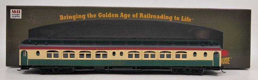 Roundhouse 85351 HO RTR 85' Pullman Palace Sleeper, PRR/Yellow Kid