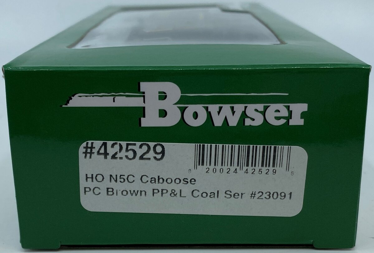 Bowser 42529 HO Penn Central N5C Brown Caboose #23091