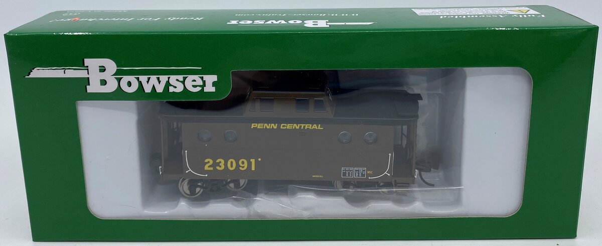 Bowser 42529 HO Penn Central N5C Brown Caboose #23091