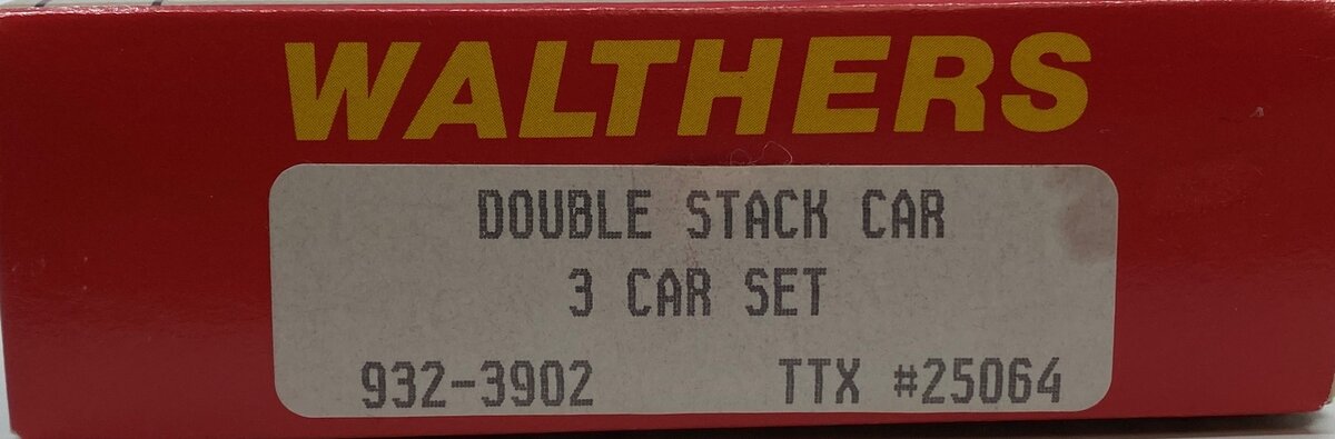 Walthers 932-3902 HO 70' Thrall Double Stack Car TTX # 25020 Kit (Set of 3)