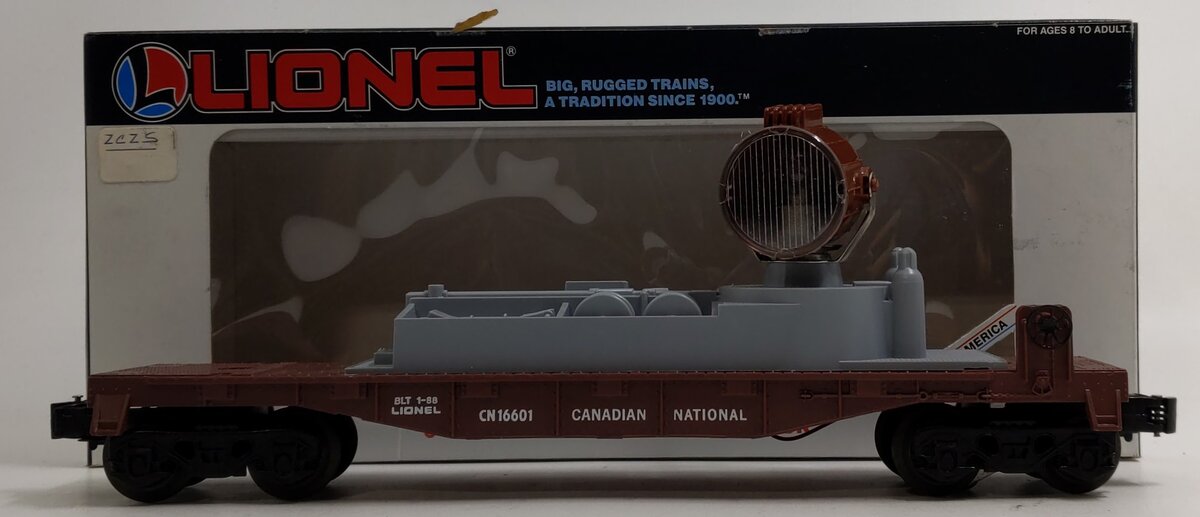 Lionel 6-16601 O Gauge Canadian National Searchlight Car