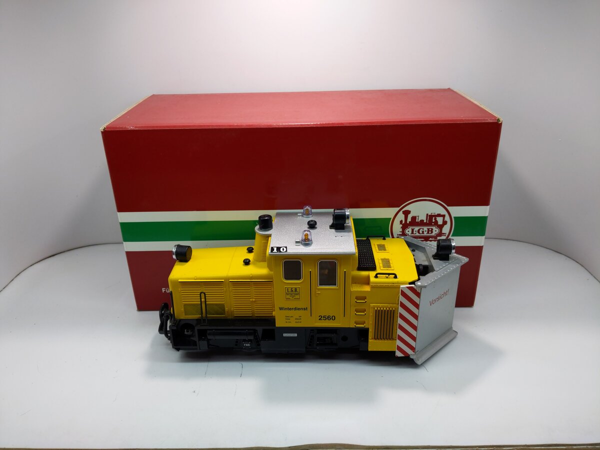 LGB 25604 MOW Snow Plough Diesel Locomotive #2560