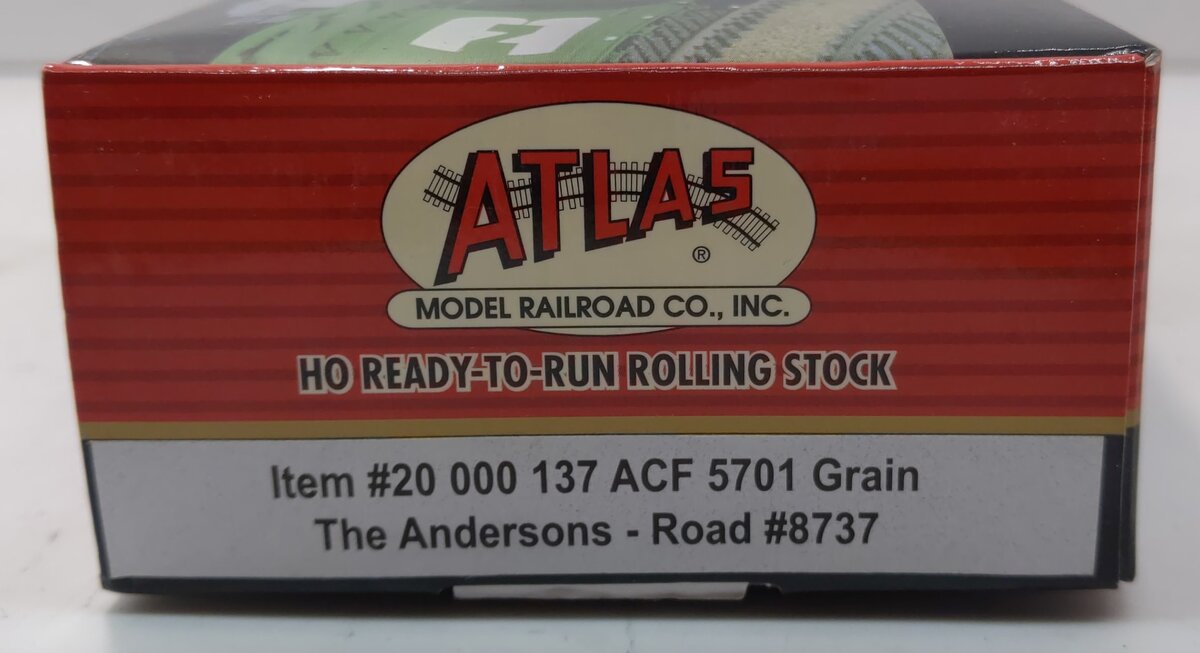 Atlas 20000137 HO The Andersons ACF 5701 Covered Grain Hopper #8737