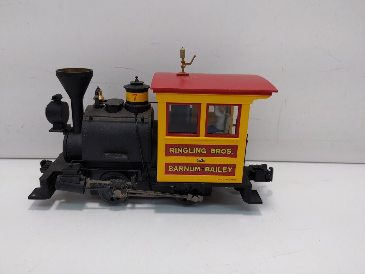 K-Line 6-21230 O-Gauge Ringling Brothers 0-4-0 Porter Steam Locomotive #7