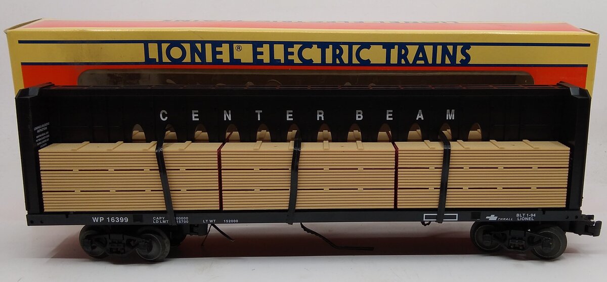 Lionel 6-16399 O Gauge Western Pacific I Beam Flatcar