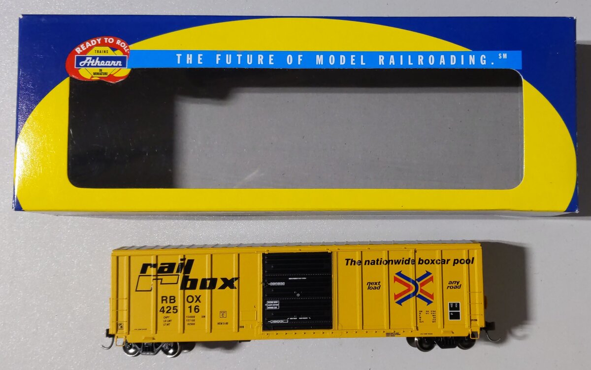 Athearn 92890 HO Scale Railbox 50' P-S Box Car # 42516 Ready To Roll