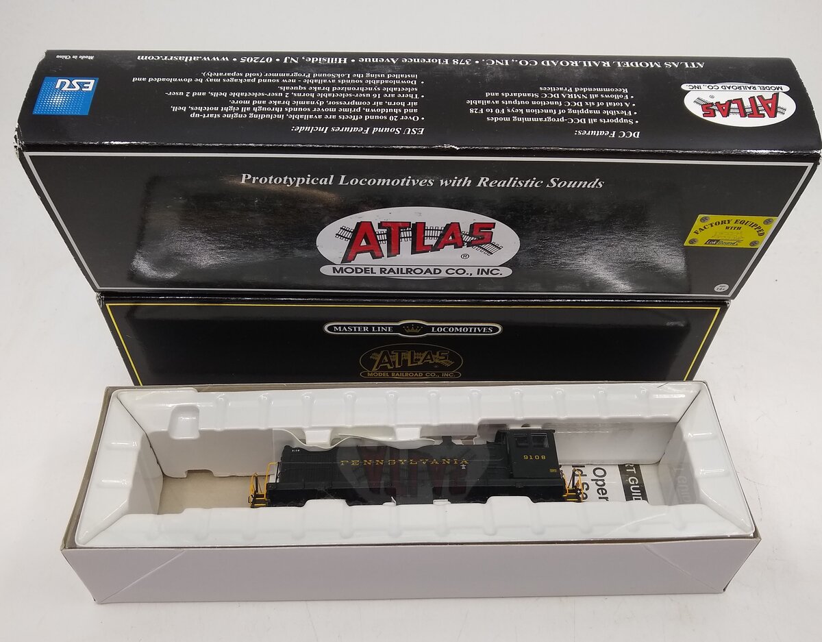 Atlas 10001496 HO PRR Alco S2 Diesel #9108 w/DC/DCC/Sound