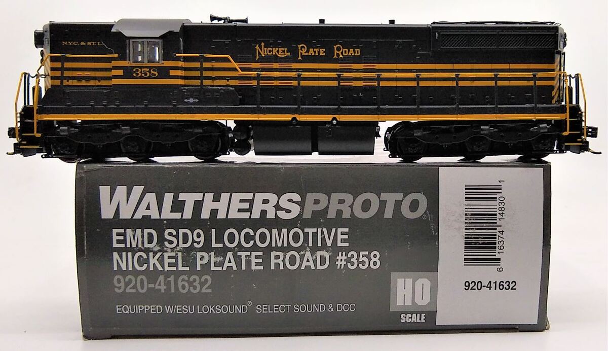 Walthers 920-41632 HO Nickel Plate Road EMD SD9 Diesel Locomotive #358