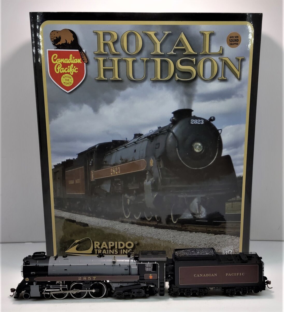 Rapido Trains 600509 HO CP Royal Hudson Class H1d Steam Loco #2857 -DC/DCC/Sound