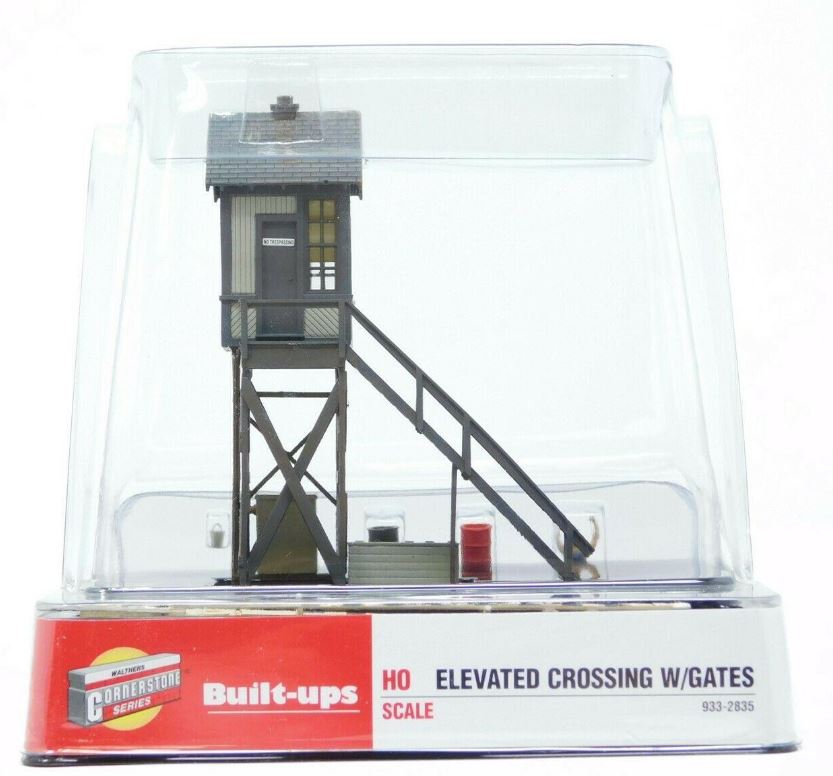 Walthers 933-2835 HO Scale Elevated Crossing Tower W/Gates Built-Ups ...