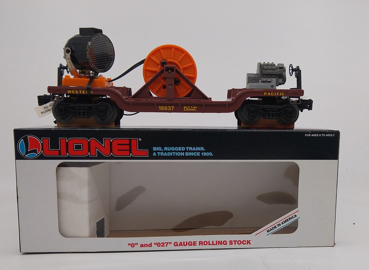 Lionel 6-16637 O Western Pacific Extension Searchlight Car