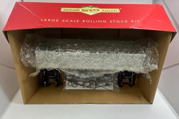 Bachmann 98915 G Scale Undecorated Gondola Kit (Metal Wheels)