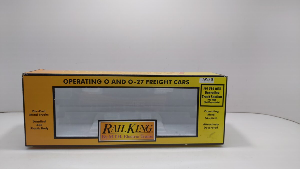 MTH 30-79589 O Operating Log Dump Car LIRR #919