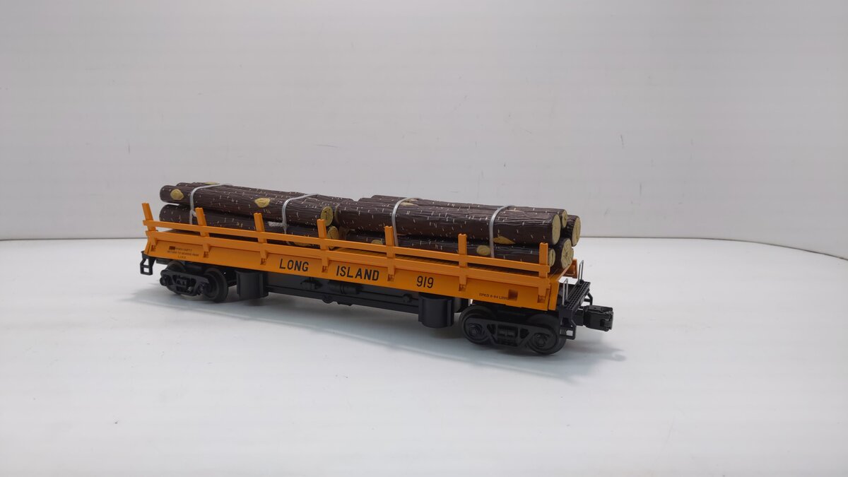 MTH 30-79589 O Operating Log Dump Car LIRR #919