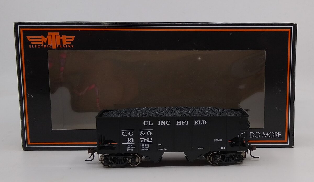 MTH 80-97005 Clinchfield HO Scale USRA 55-Ton Steel Twin Hopper Car #43782