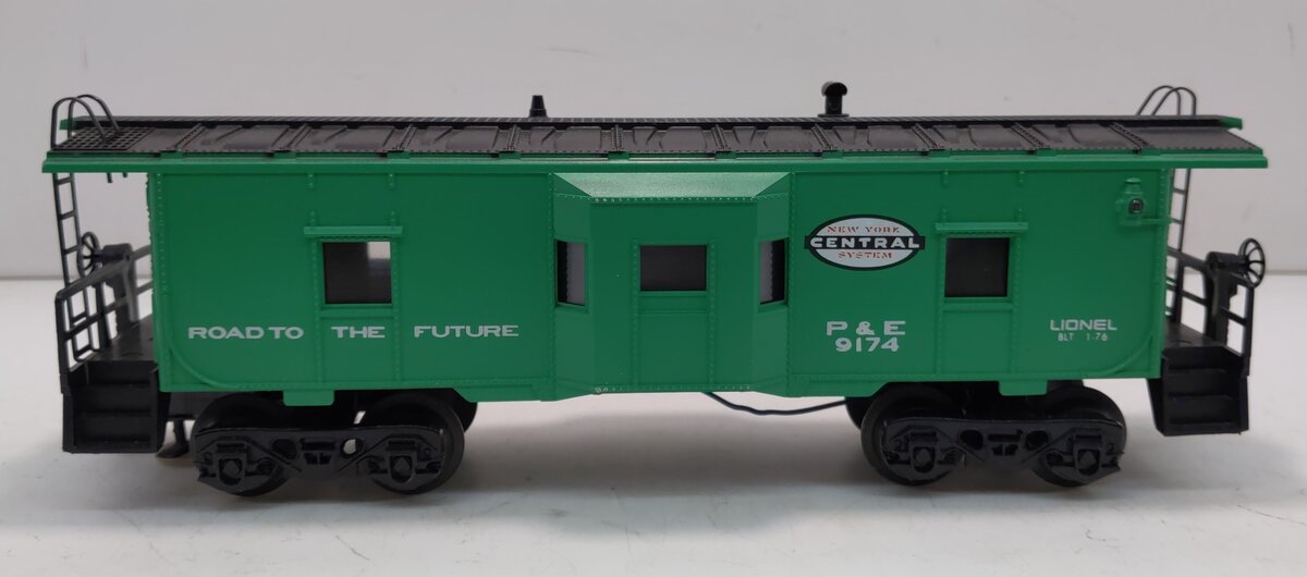 Lionel 6-9174 O New York Central P&E Bay Window Illuminated Caboose #9174