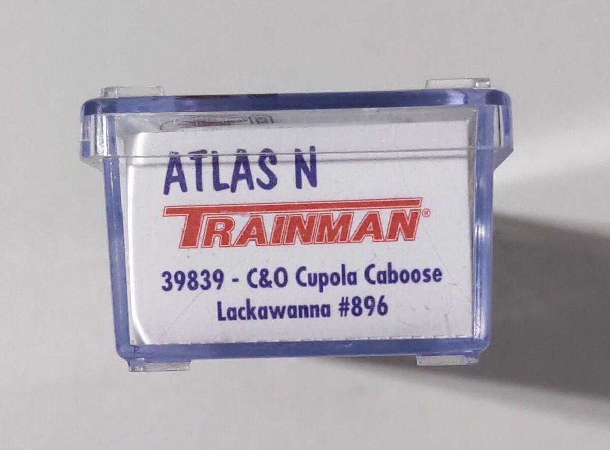 Atlas 39839 N Scale Lackawanna Trainman Cupola Caboose #896