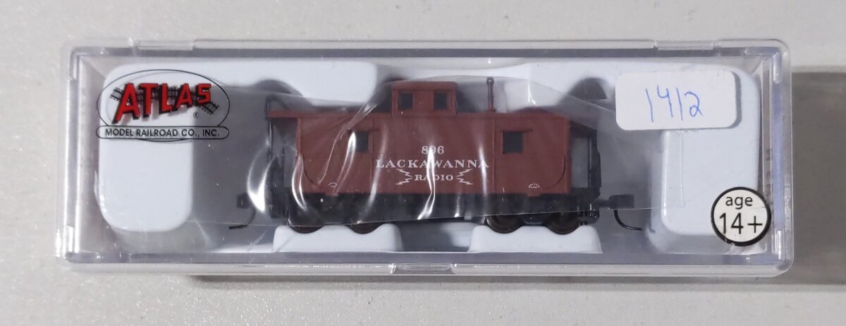 Atlas 39839 N Scale Lackawanna Trainman Cupola Caboose #896