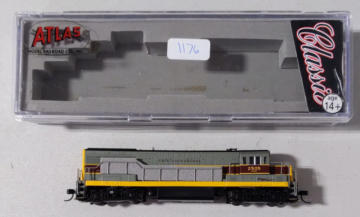 Atlas 44721 N Scale Erie Lackawanna U25B PH.2B Diesel Locomotive #2505