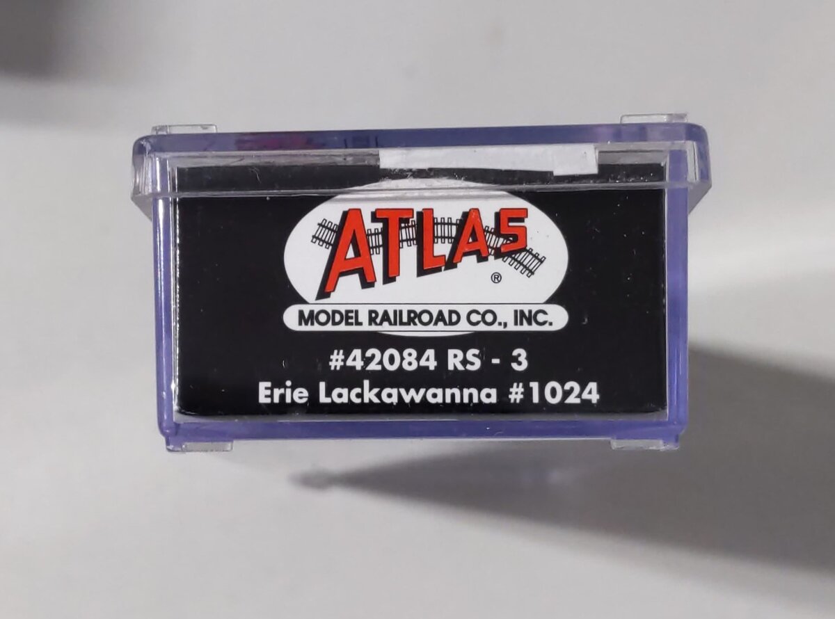 Atlas 42084 N Scale Erie Lackawanna RS-3 Diesel Locomotive #1024