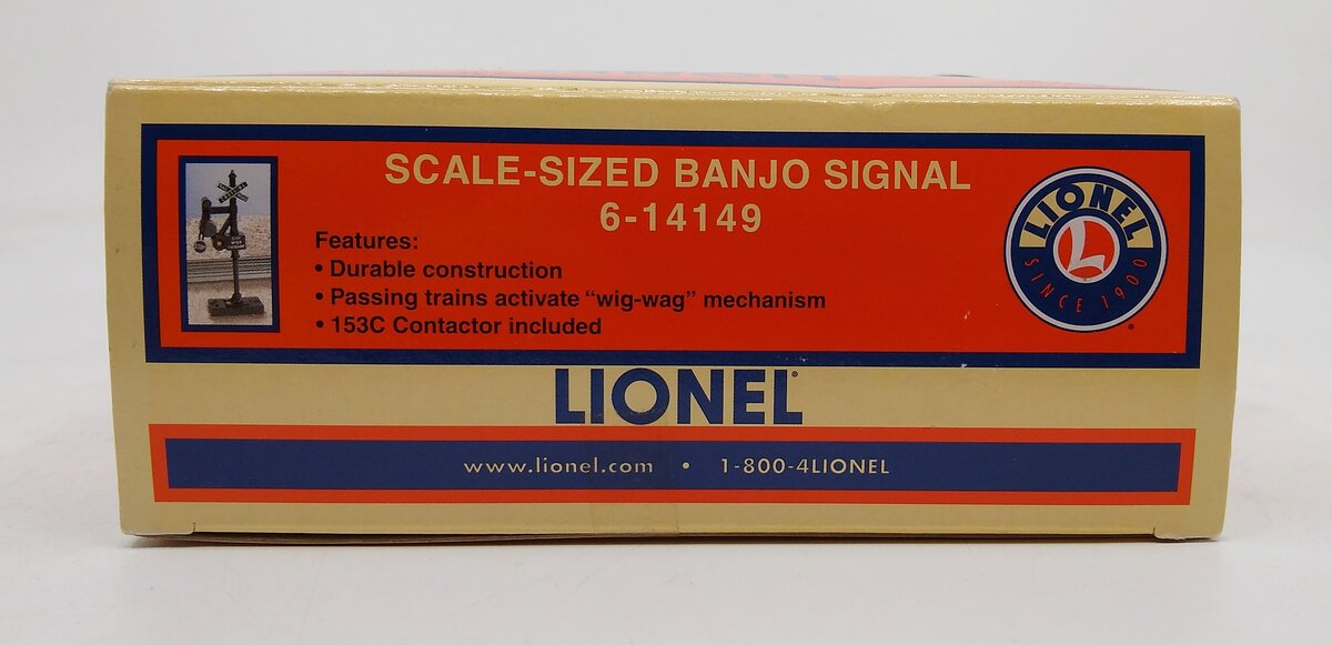 Lionel 6-14149 O Scale Sized Banjo Signal