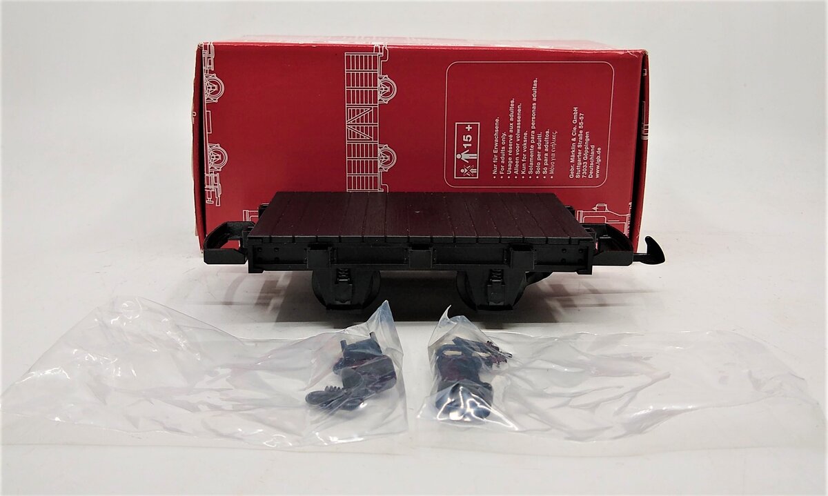 LGB 49191 G Flat Car for Gang Car (Metal Wheels)