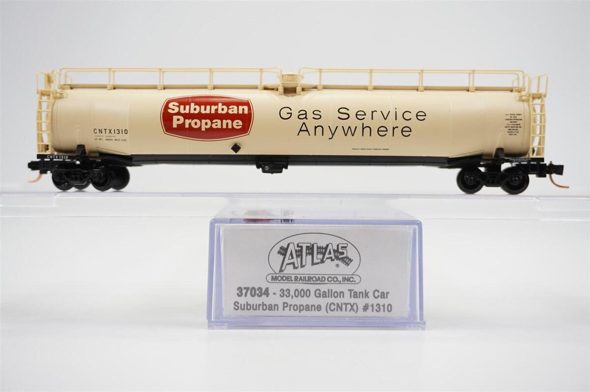 Atlas 37034 N Scale Suburban 33,000 Gallon Tankcar #4