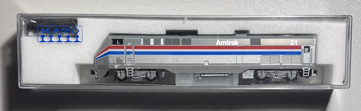 Kato 176-6001 N Scale Amtrak Phase II P42 Diesel Locomotive #21