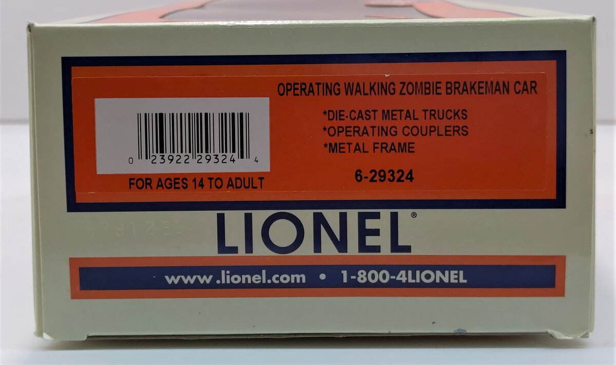 Lionel 6-29324 O Halloween Operating Walking Zombie Brakeman Car