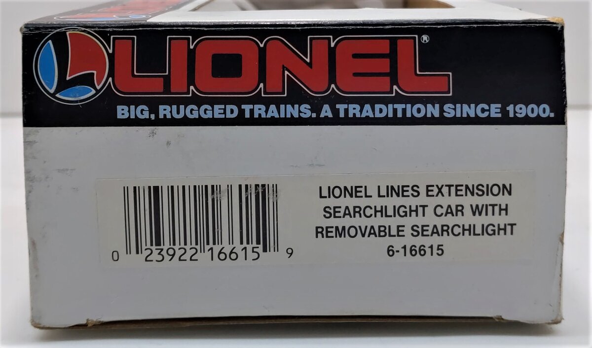 Lionel 6-16615 O Gauge Lionel Lines Extension Searchlight Car with Searchlight