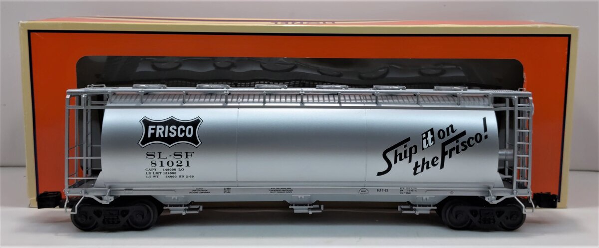 Lionel 6-27469 O Frisco Cylindrical Hopper #81021