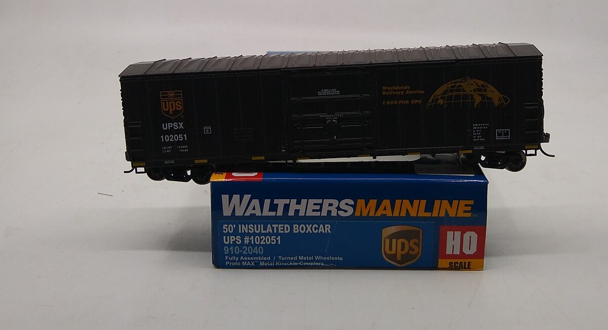 Walthers 910-2040 HO Scale 50' UPS Boxcar # 102051