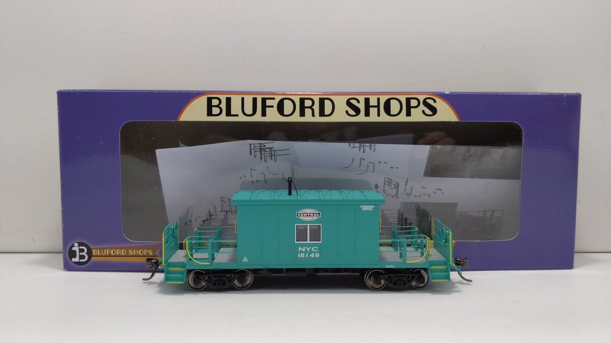 Bluford Shops 34331 HO Scale NYC Transfer Caboose #18149 – Trainz