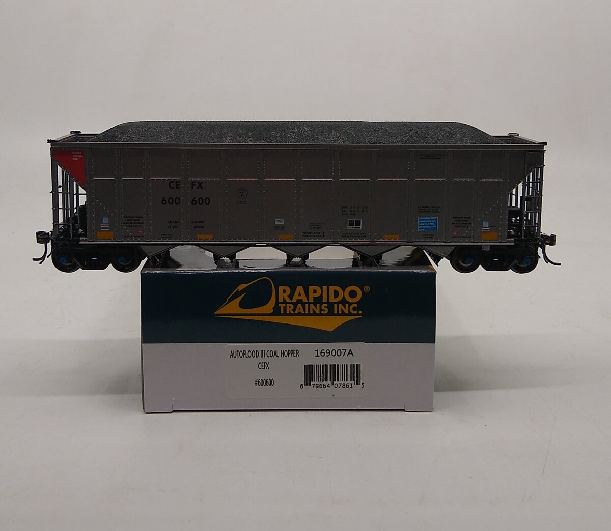 Rapido Trains 169007A HO CEFX Autoflood III Rapid Discharge Hopper