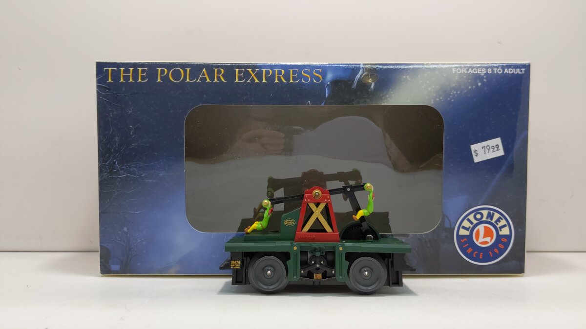 Lionel 6-28474 North Pole Central Elf Handcar O