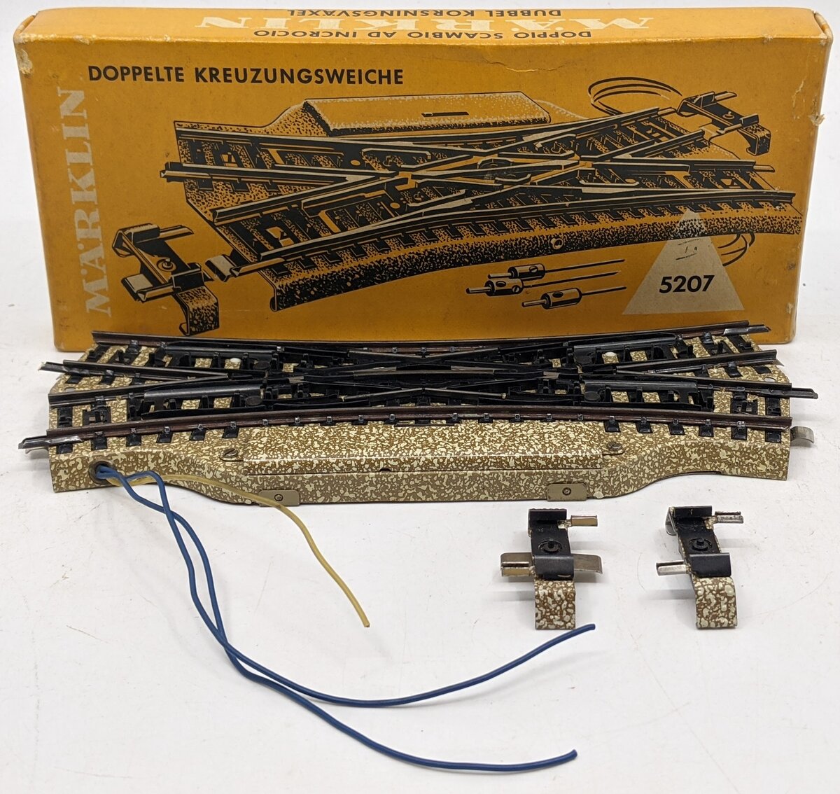 Marklin 5207 HO M Track Scale Double-Slip Switch Turnout