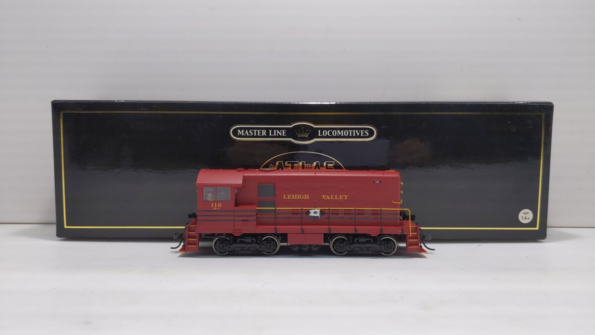 Atlas 10001106 HO Scale HH660 Gold Lehigh Valley Diesel Loco W/ DCC & Sound #116