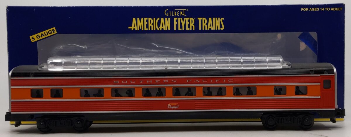 American Flyer 6-49947 S Scale Southern Pacific Daylight Full Vista Dome Car