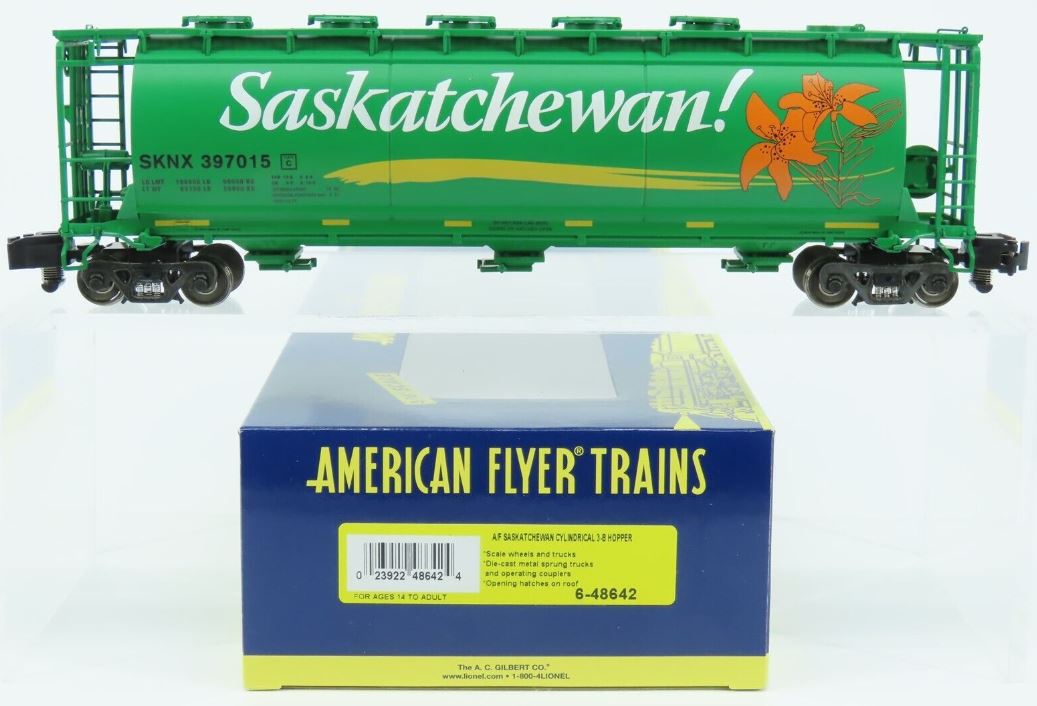 American Flyer 6-48642 S Scale Saskatchewan Cylindrical Hopper #397015