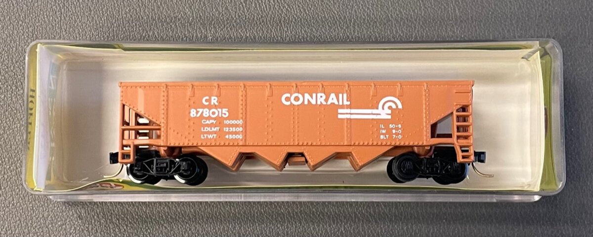 Model Power 3427 N Scale Conrail 4 Bay Hopper