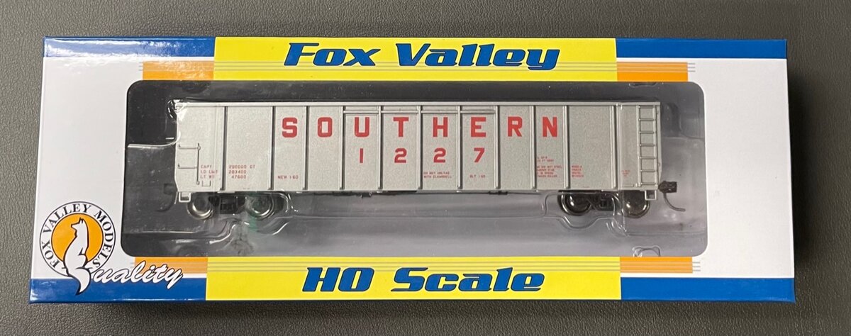 Fox Valley Models 30402 HO Scale Southern Silverside Coal Gondola #1227