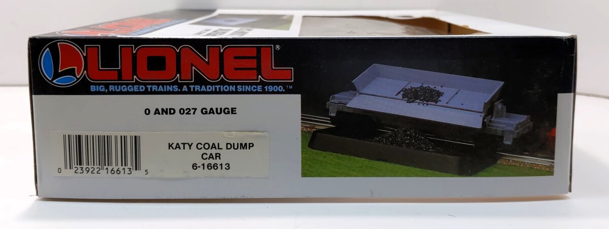 Lionel 6-16613 O Gauge Katy Coal Dump Car #16613