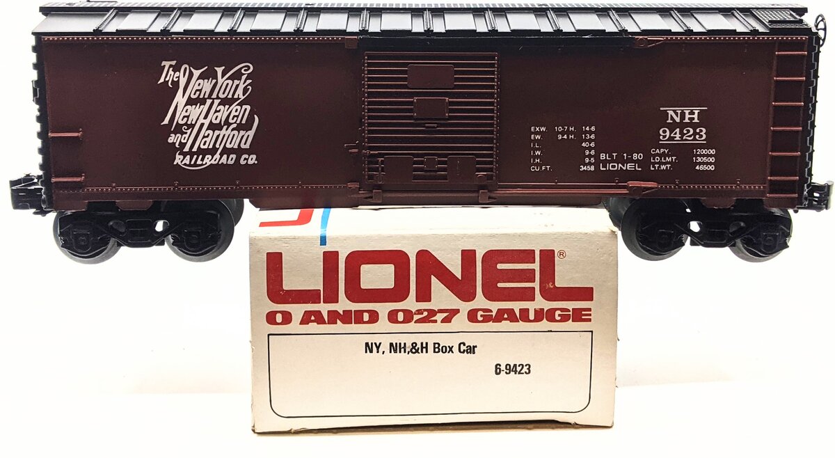 Lionel 6-9423 O Gauge New York, New Haven & Hartford Boxcar #9423